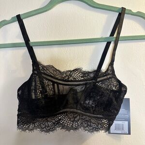 Thistle and Spire Black Lace Bralette